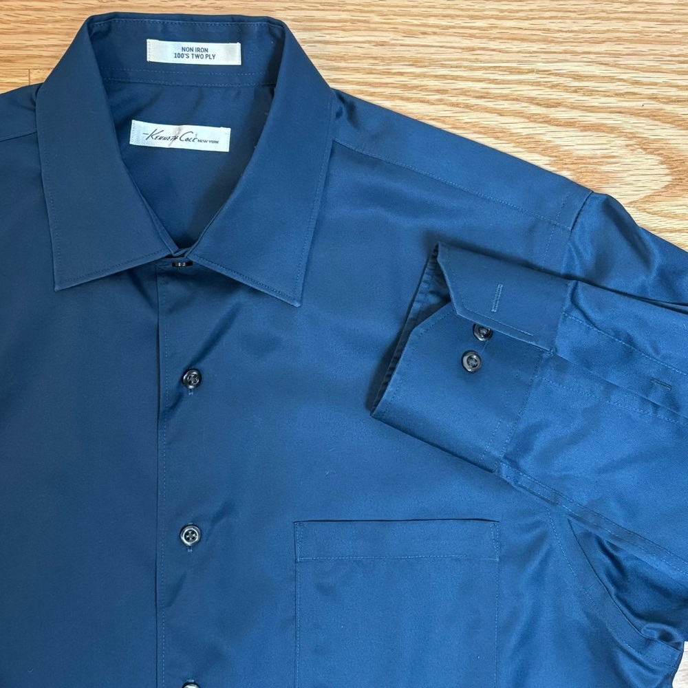 Euc Teal Button Down - image 1